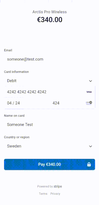 Payment successful image