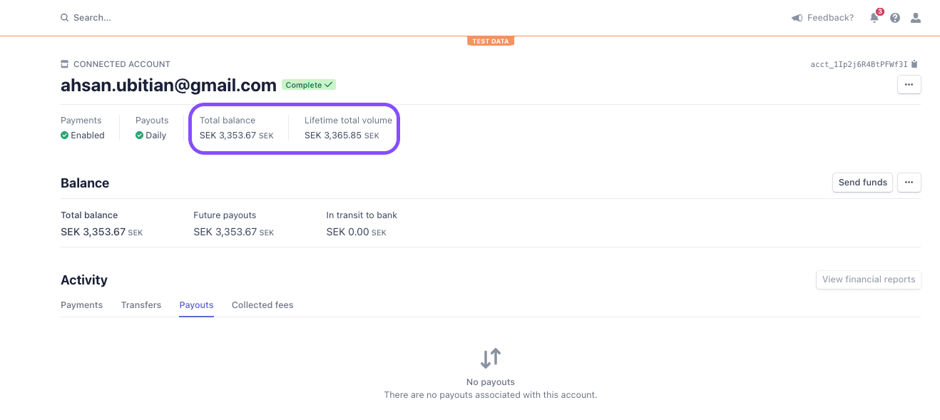 Seller has balance image